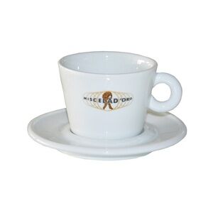 Miscela d’Oro Espresso Cups w/Saucers (set of 2)